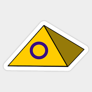 Pyramid Pride Sticker